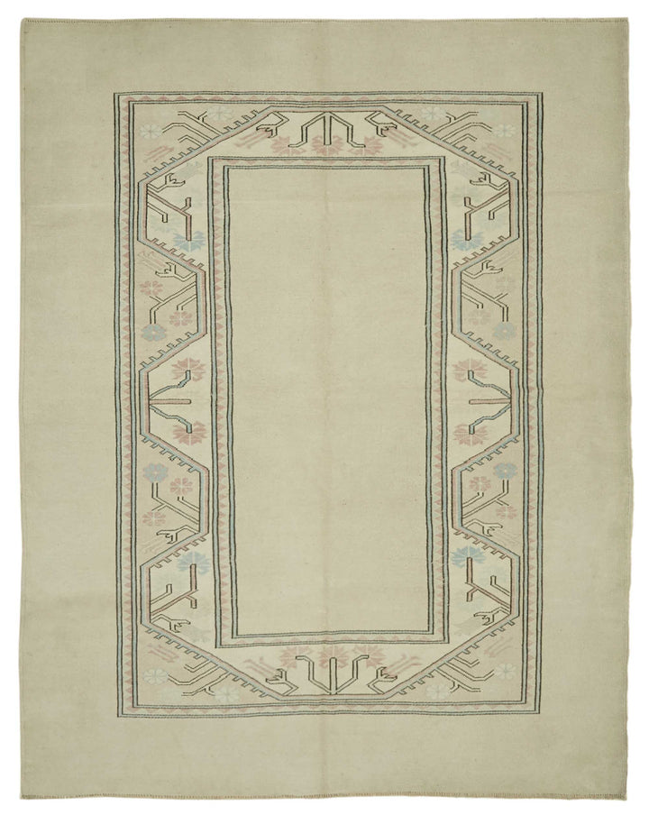 7x9 Vintage Handmade Anatolian Rug - 46790