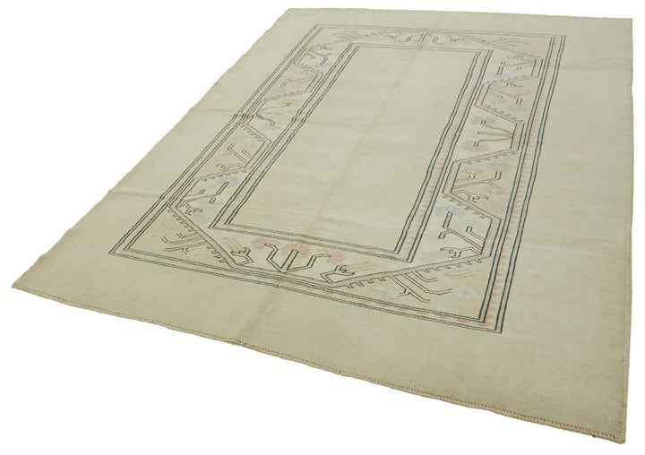 7x9 Vintage Handmade Anatolian Rug - 46790