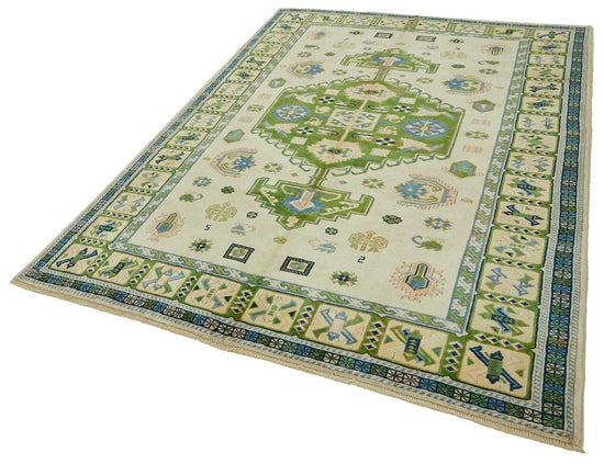 7x9 Vintage Handmade Anatolian Rug - 46791