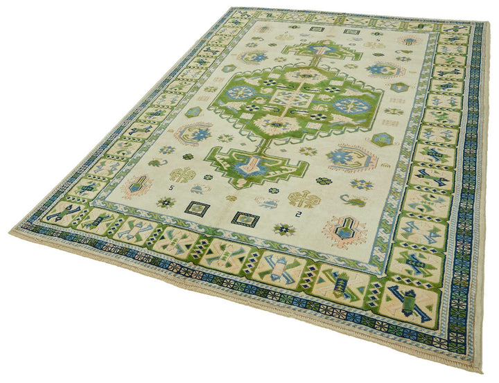 7x9 Vintage Handmade Anatolian Rug - 46791