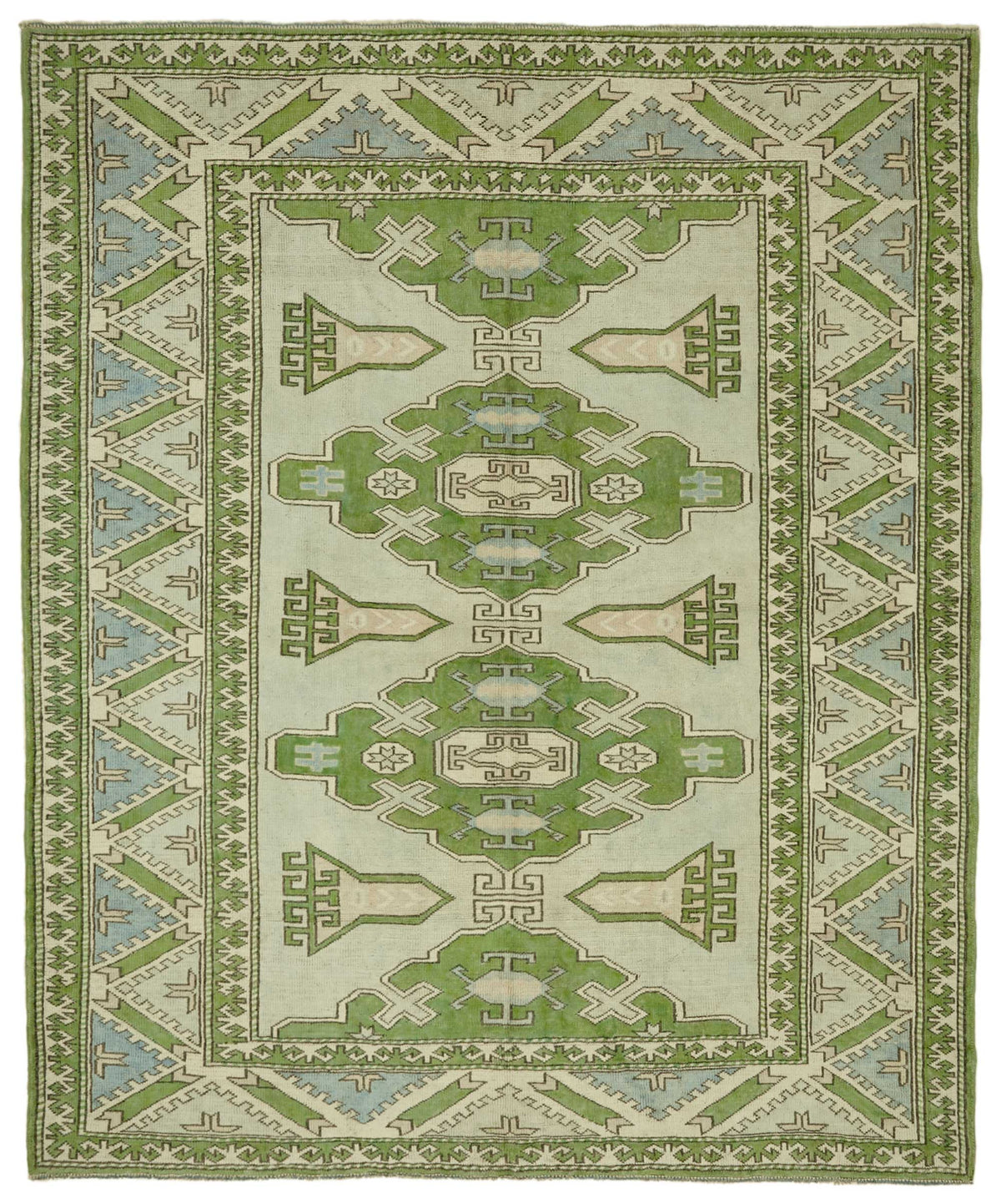 7x9 Hand-Knotted Anatolian Rug - 46795