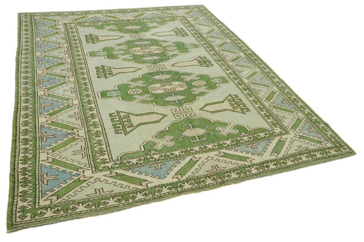 7x9 Hand-Knotted Anatolian Rug - 46795