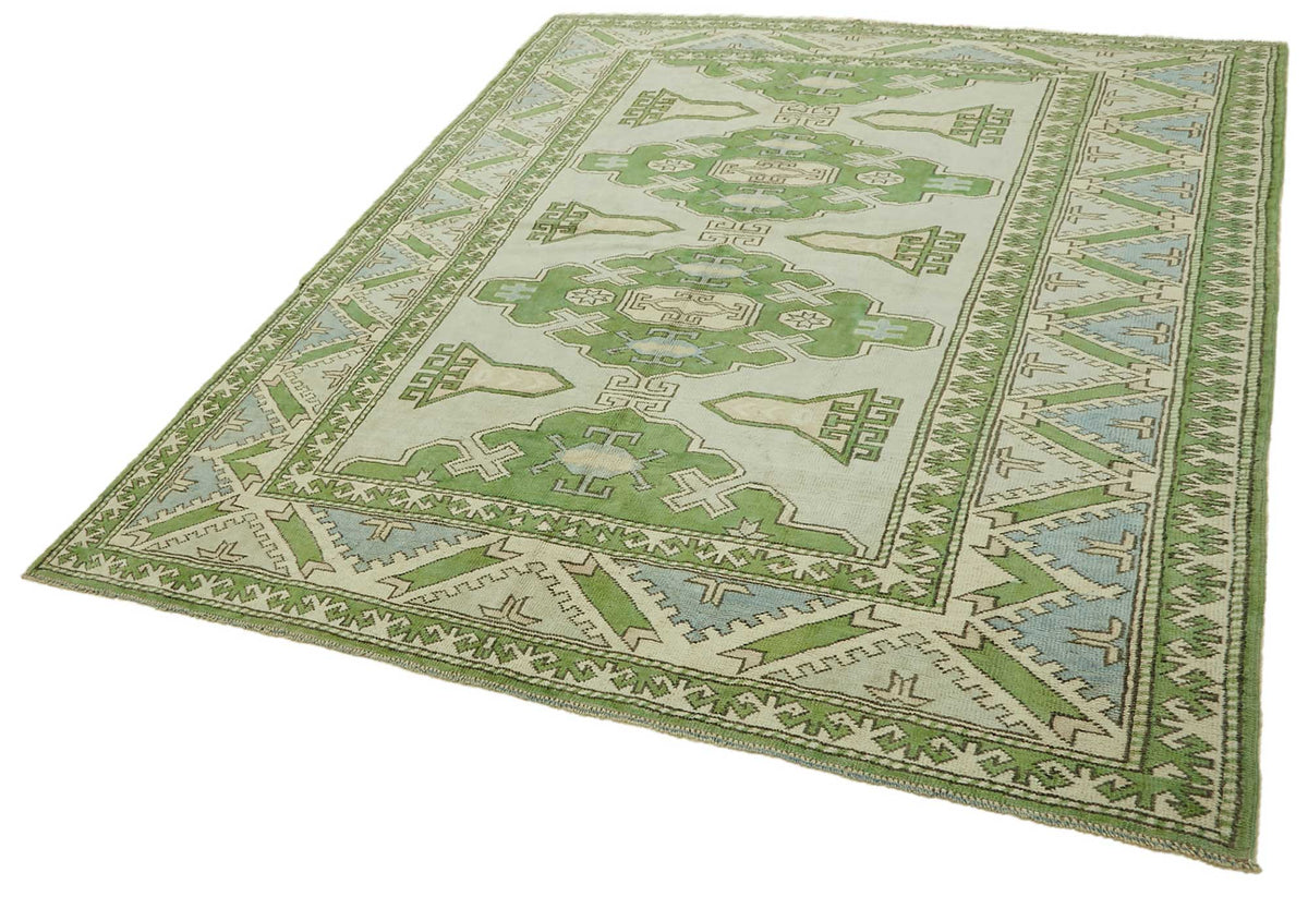 7x9 Hand-Knotted Anatolian Rug - 46795