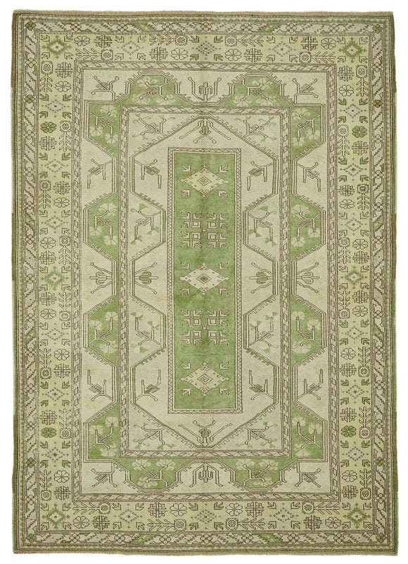 7x9 Vintage Handmade Anatolian Rug - 46796