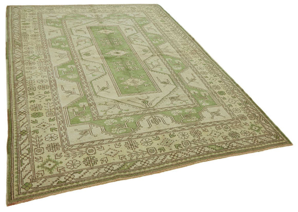 7x9 Vintage Handmade Anatolian Rug - 46796