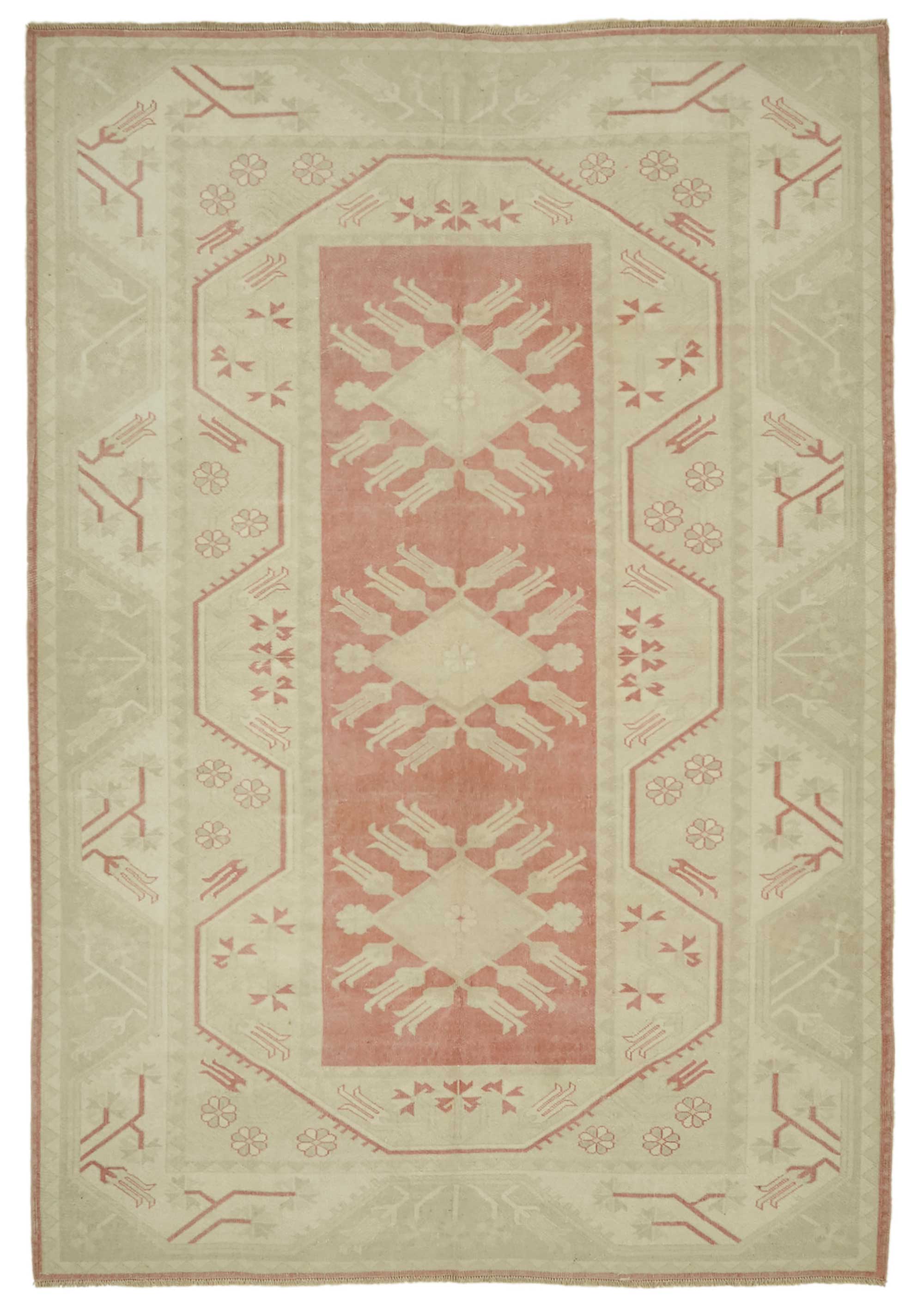 6x9 Vintage Handmade Anatolian Rug - 46797