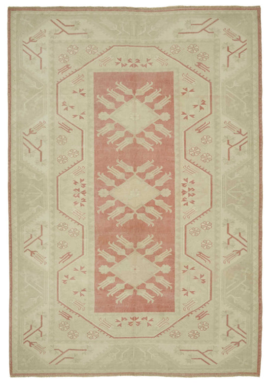 6x9 Vintage Handmade Anatolian Rug - 46797