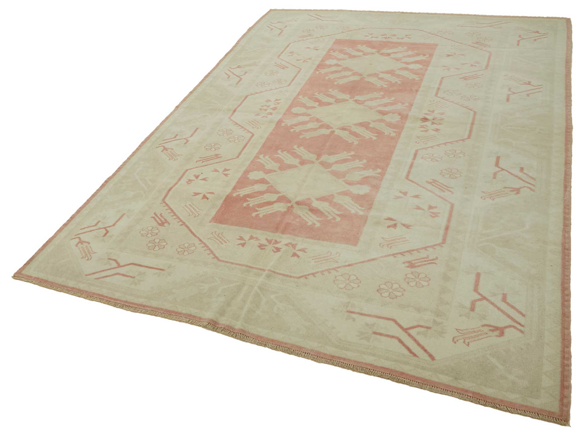 6x9 Vintage Handmade Anatolian Rug - 46797