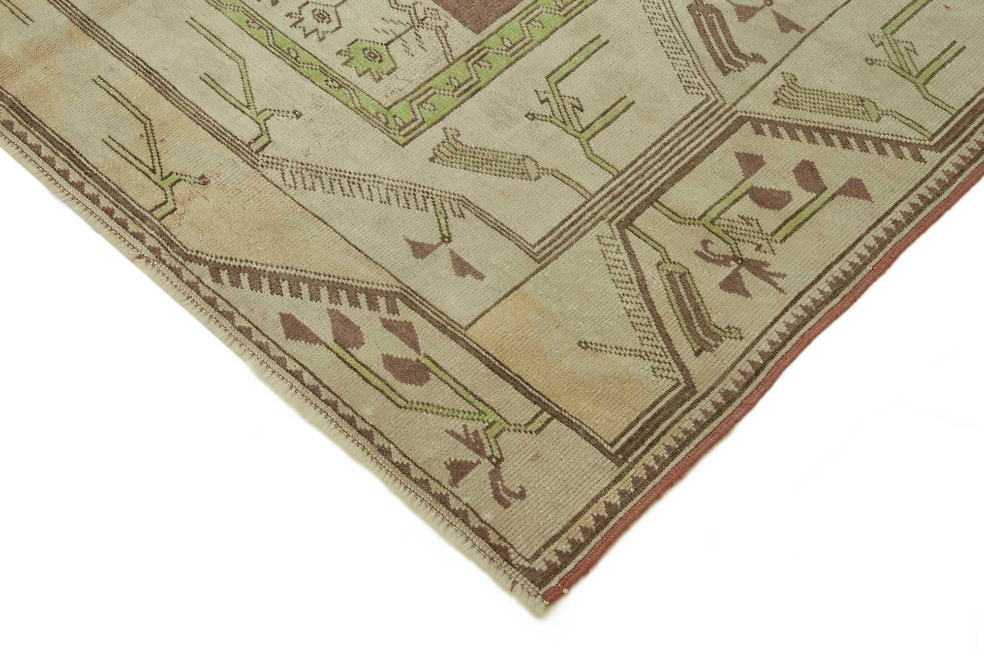 5x7 Vintage Handmade Anatolian Rug - 46798