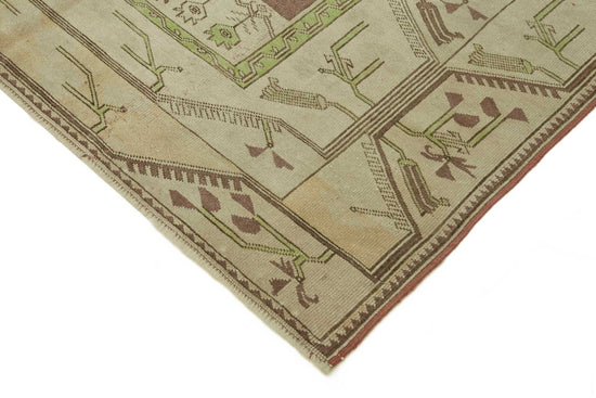 5x7 Vintage Handmade Anatolian Rug - 46798