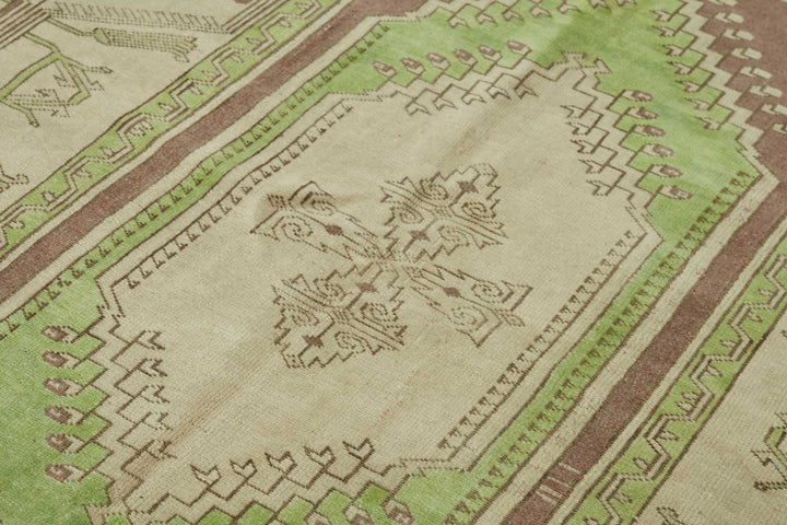 5x7 Vintage Handmade Anatolian Rug - 46798