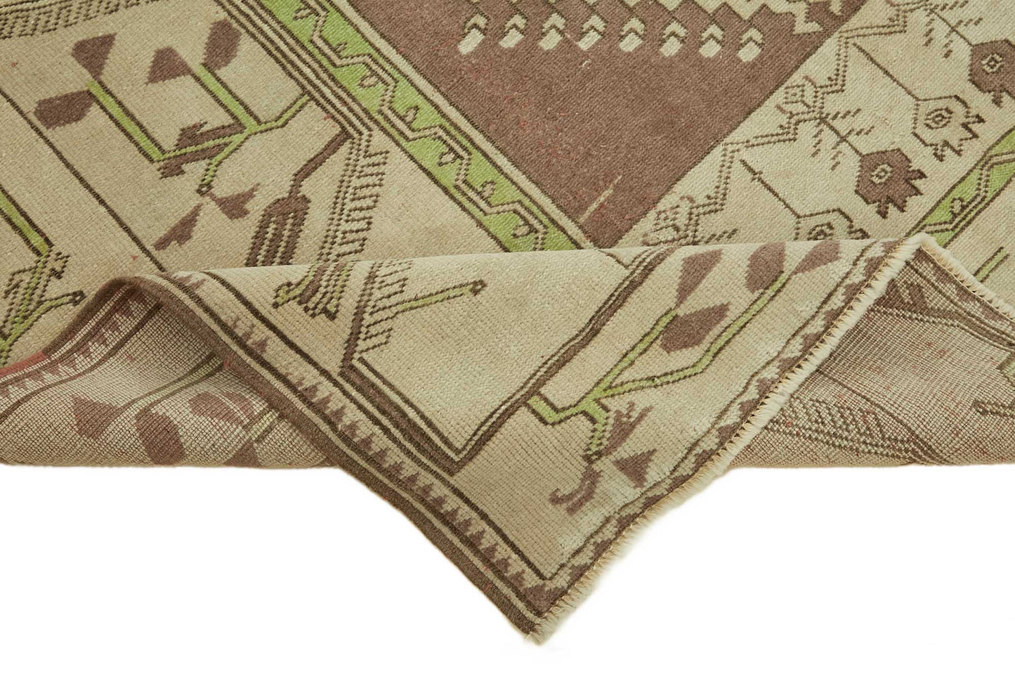 5x7 Vintage Handmade Anatolian Rug - 46798