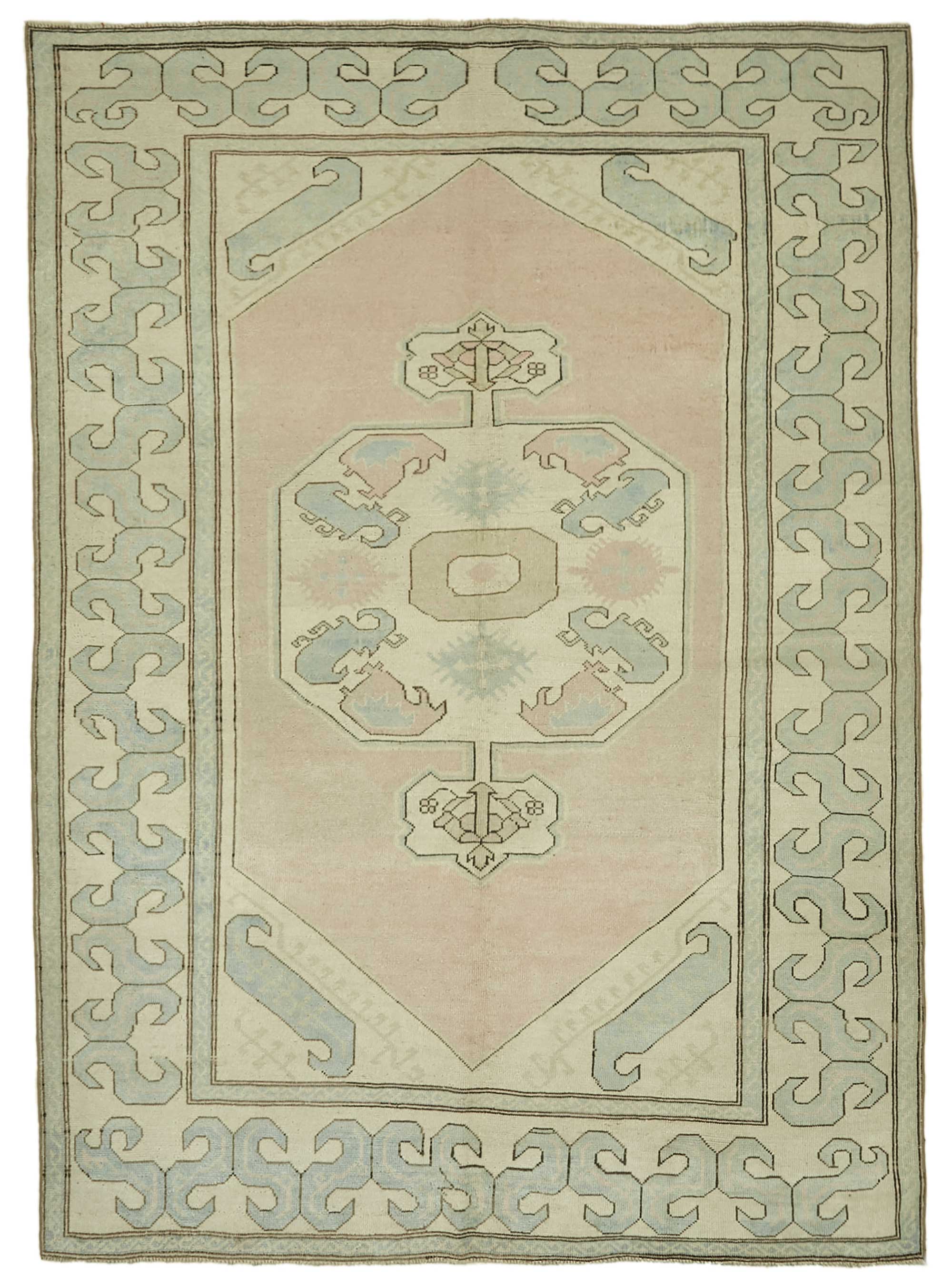 6x9 Vintage Handmade Anatolian Rug - 46801