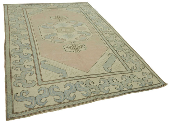 6x9 Vintage Handmade Anatolian Rug - 46801