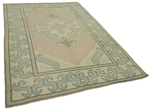 6x9 Vintage Handmade Anatolian Rug - 46801