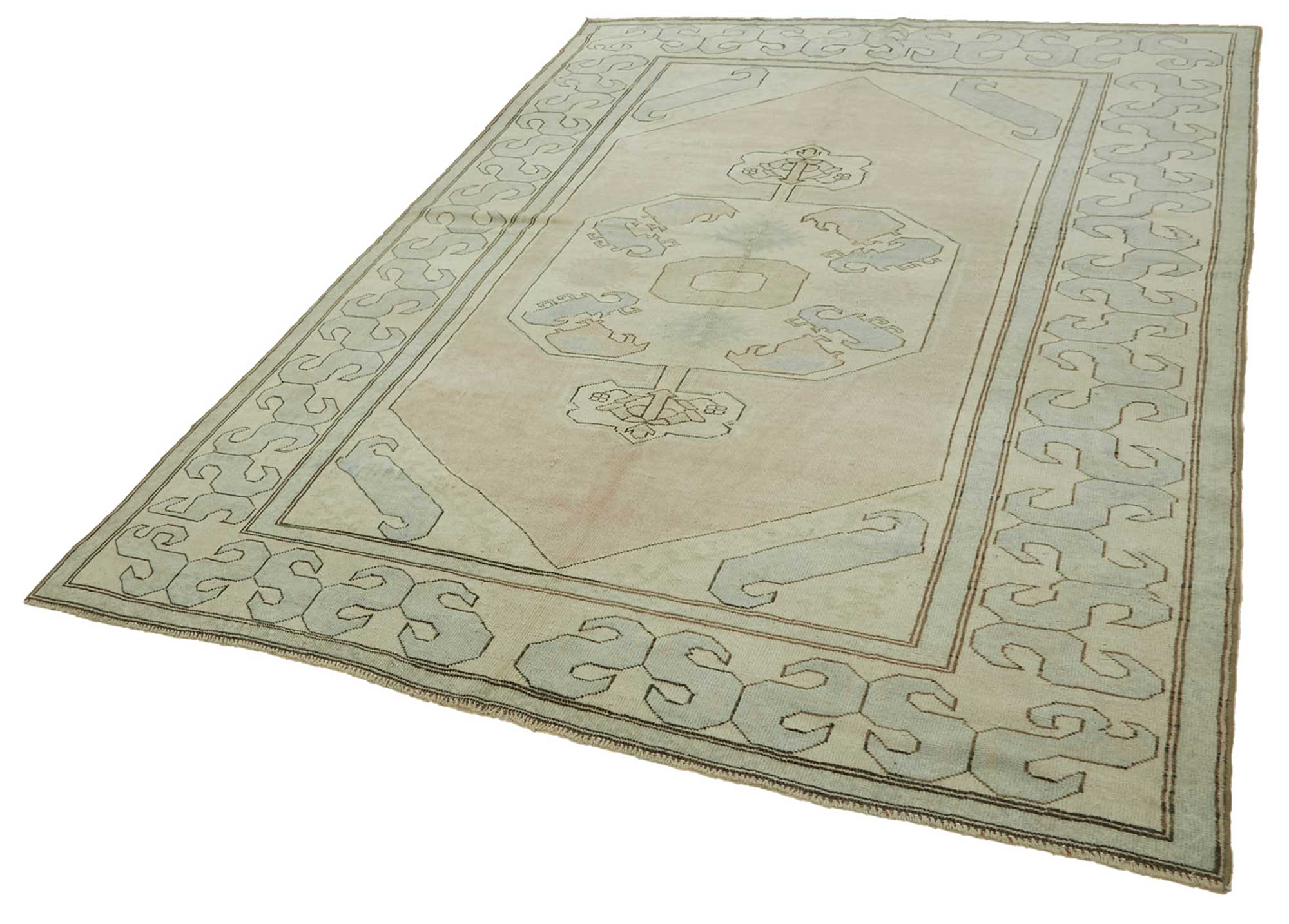 6x9 Vintage Handmade Anatolian Rug - 46801