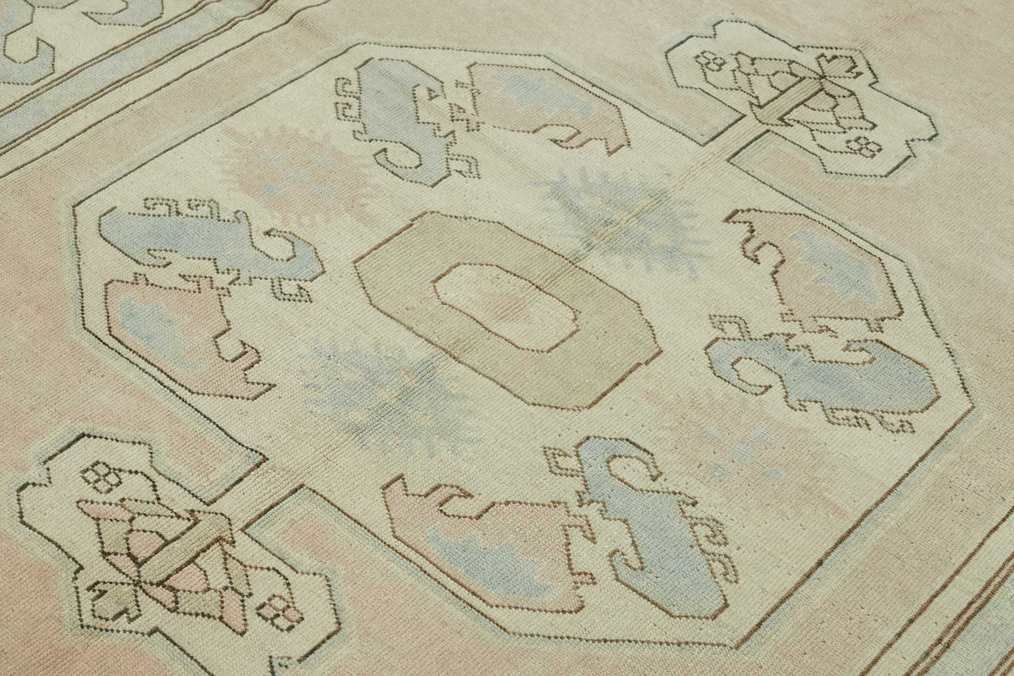 6x9 Vintage Handmade Anatolian Rug - 46801