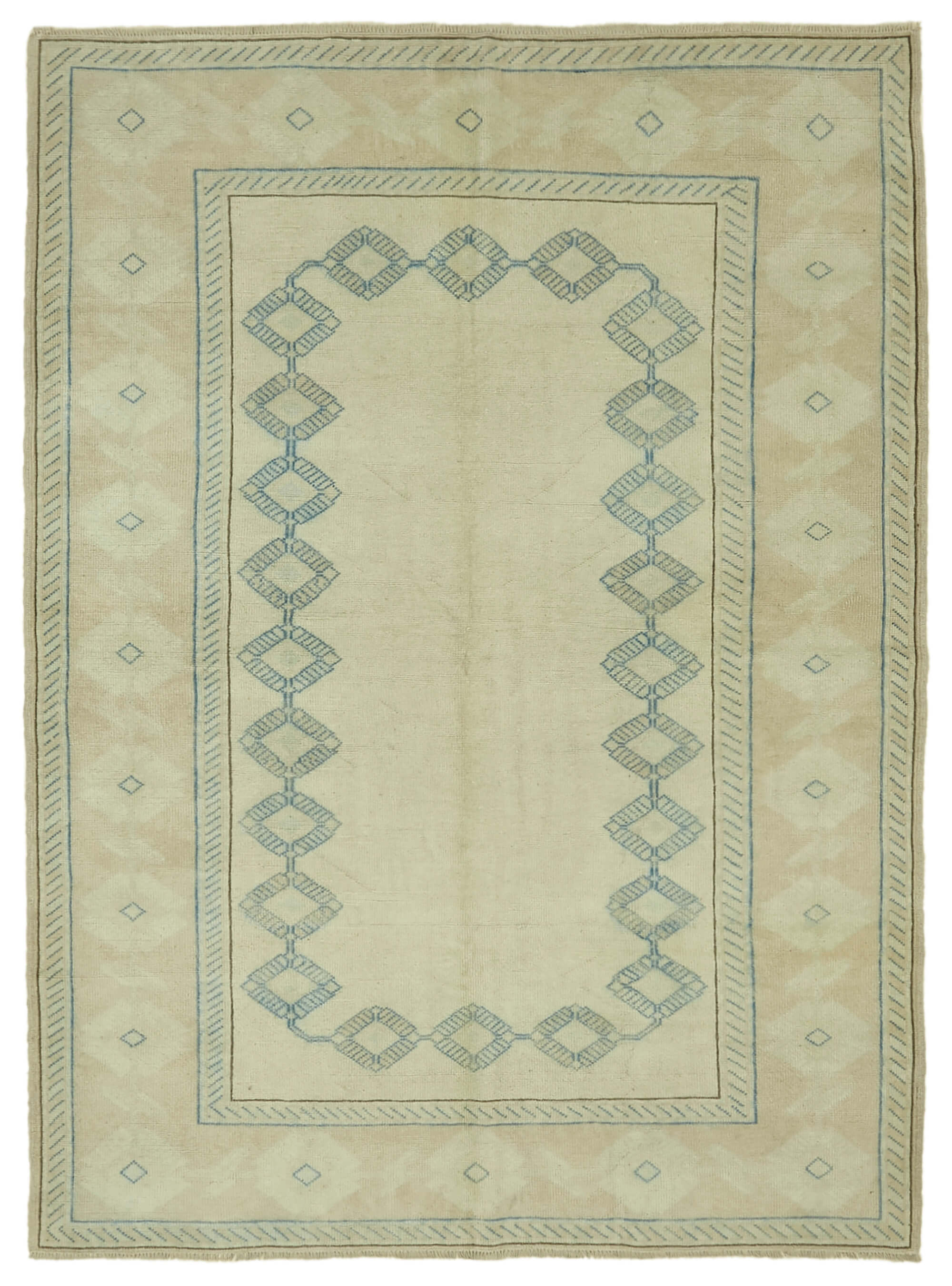 6x8 Vintage Handmade Anatolian Rug - 46804