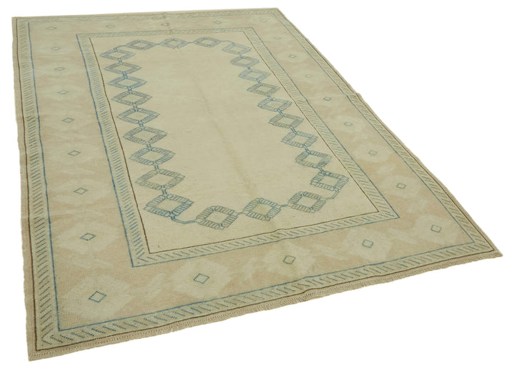 6x8 Vintage Handmade Anatolian Rug - 46804