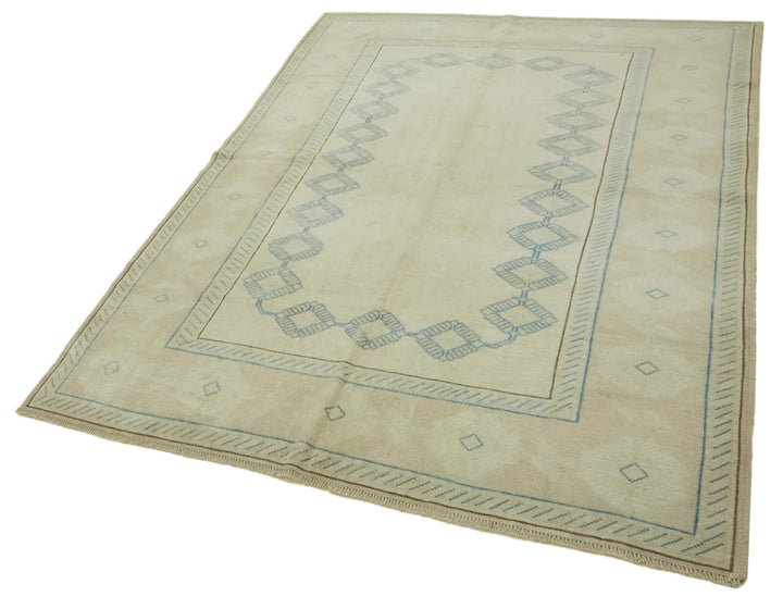 6x8 Vintage Handmade Anatolian Rug - 46804