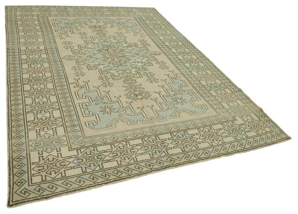 7x9 Hand-Knotted Anatolian Rug - 46807