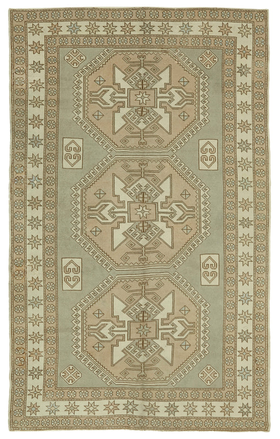 6x9 Vintage Handmade Anatolian Rug - 46808