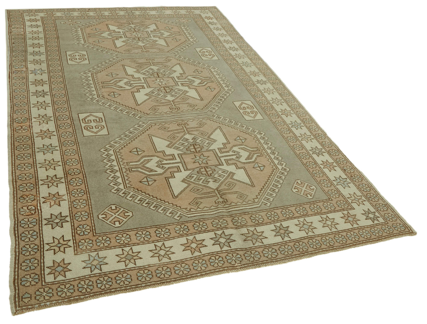 6x9 Vintage Handmade Anatolian Rug - 46808