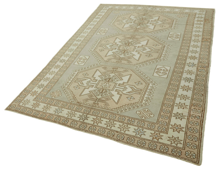 6x9 Vintage Handmade Anatolian Rug - 46808