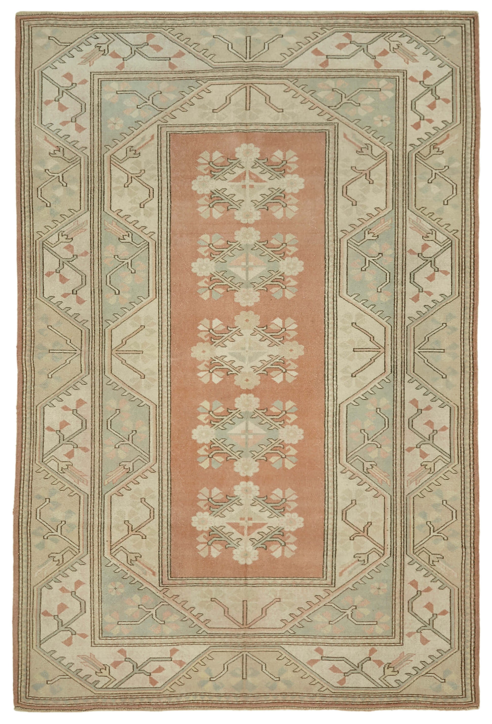 6x10 Vintage Handmade Anatolian Rug - 46811