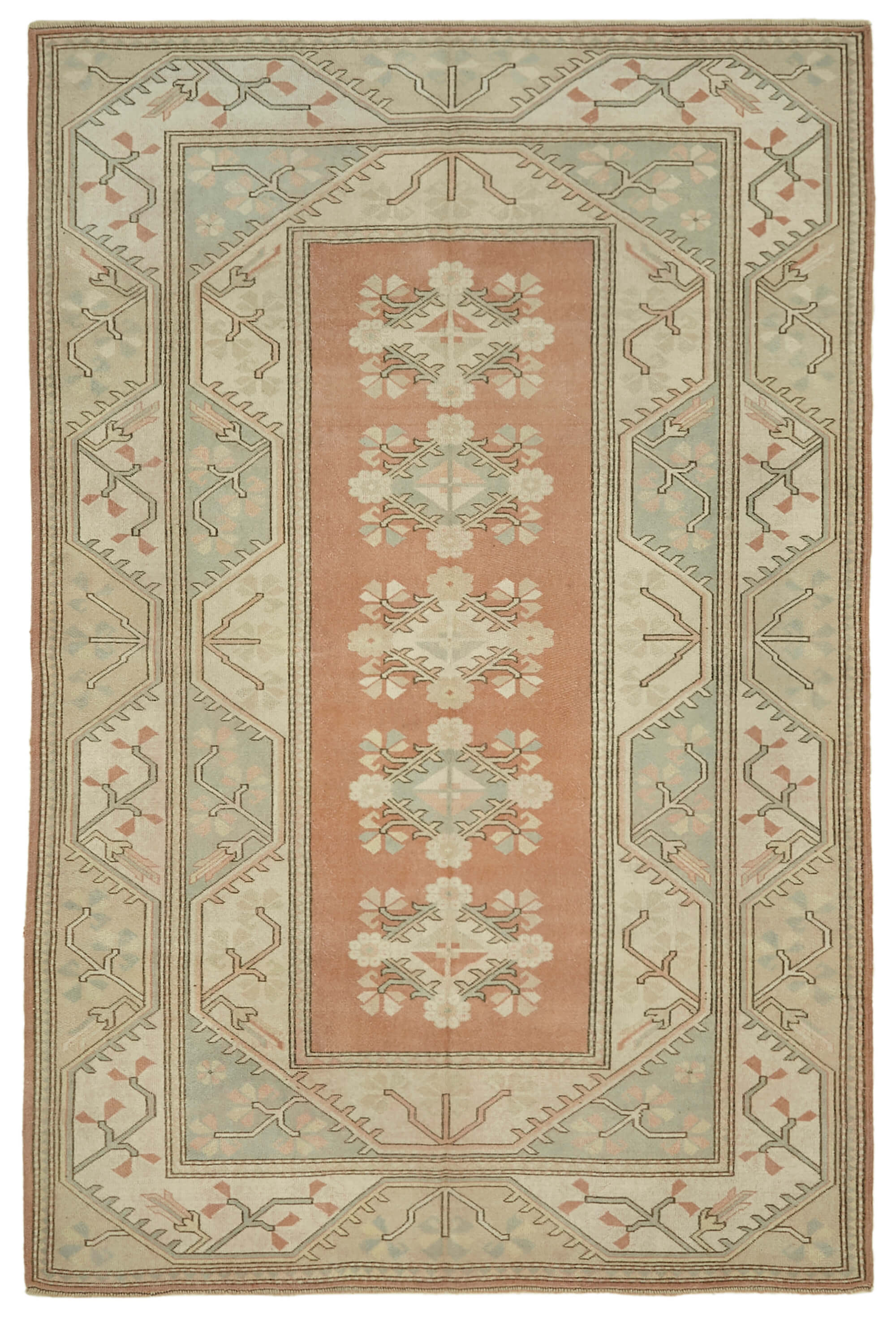 6x10 Vintage Handmade Anatolian Rug - 46811