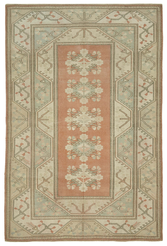 6x10 Vintage Handmade Anatolian Rug - 46811