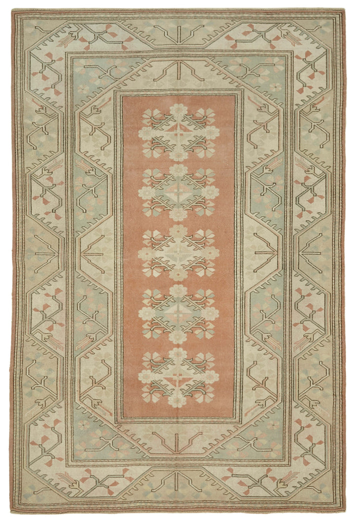 6x10 Vintage Handmade Anatolian Rug - 46811