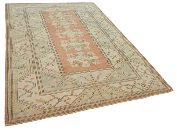 6x10 Vintage Handmade Anatolian Rug - 46811