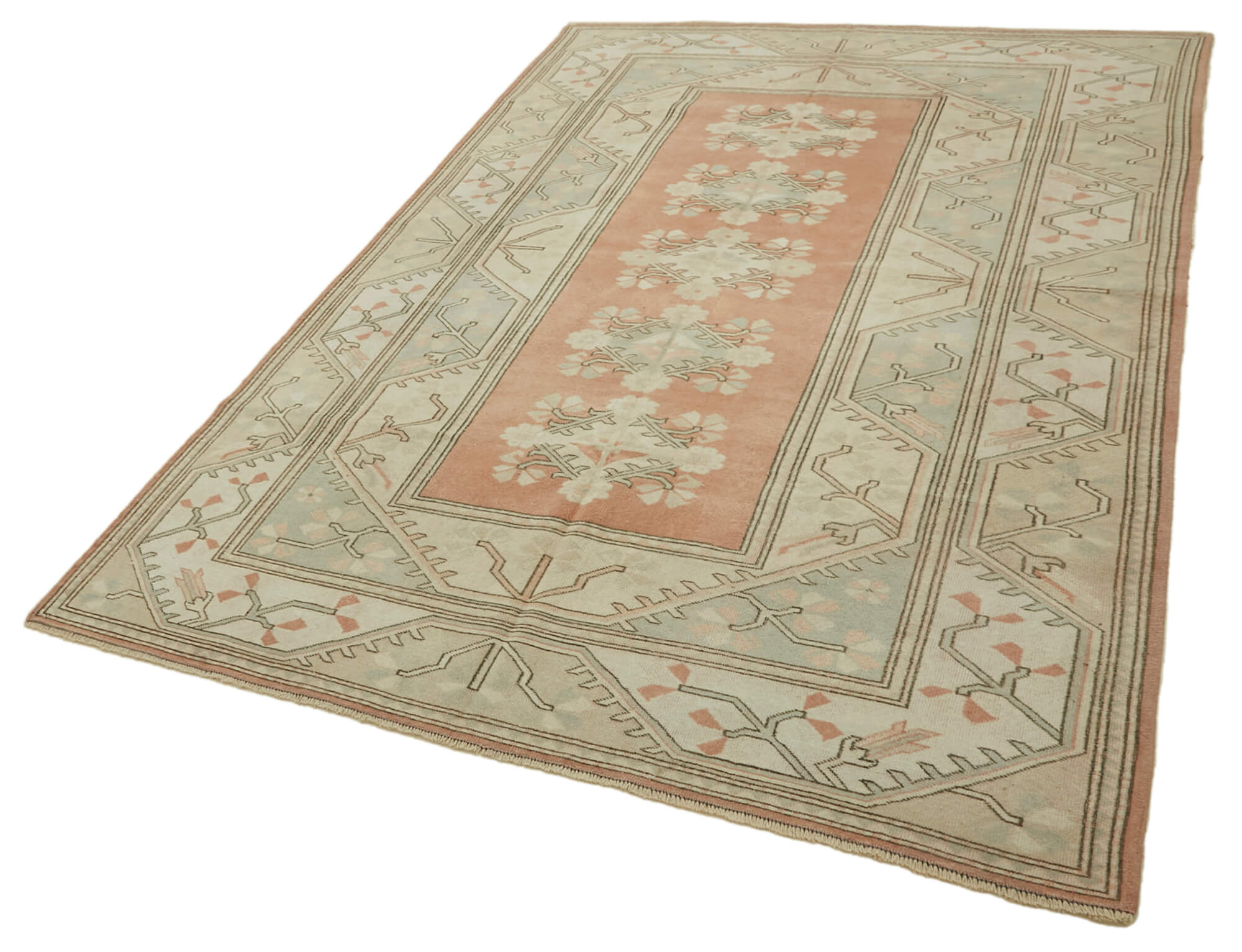 6x10 Vintage Handmade Anatolian Rug - 46811