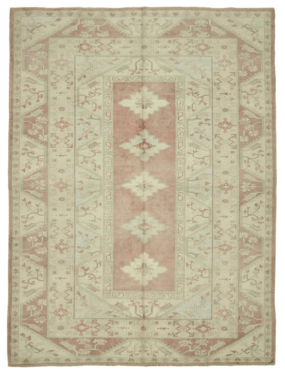 7x9 Vintage Handmade Anatolian Rug - 46812