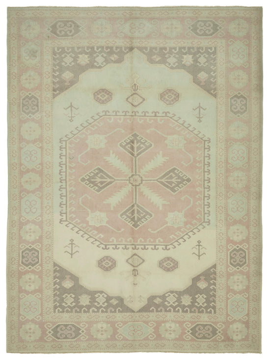 7x10 Vintage Handmade Anatolian Rug - 46813