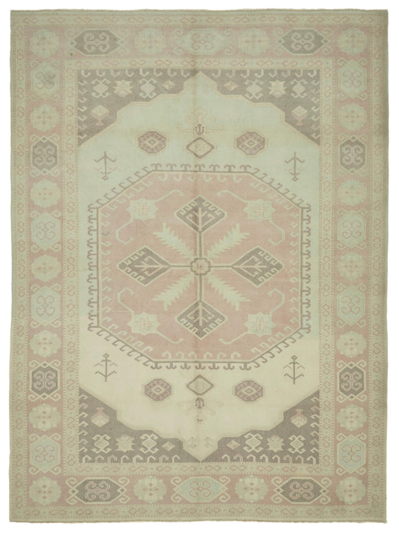 7x10 Vintage Handmade Anatolian Rug - 46813