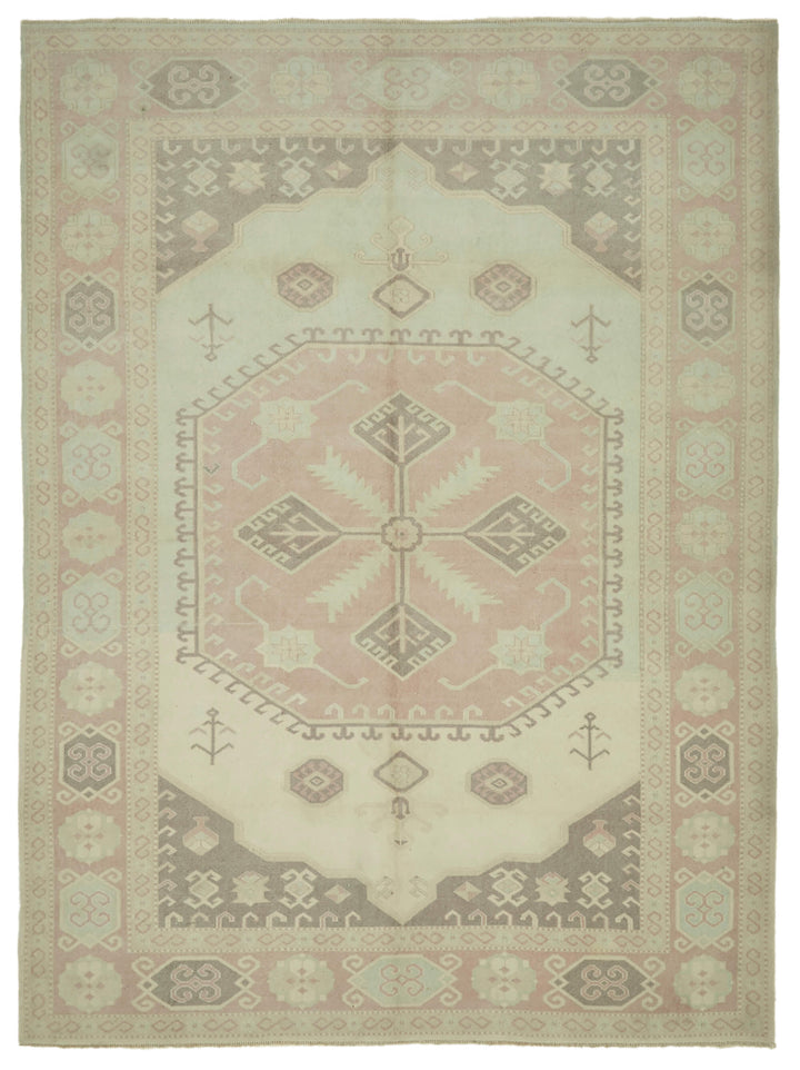 7x10 Vintage Handmade Anatolian Rug - 46813