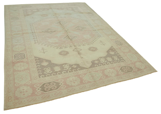 7x10 Vintage Handmade Anatolian Rug - 46813