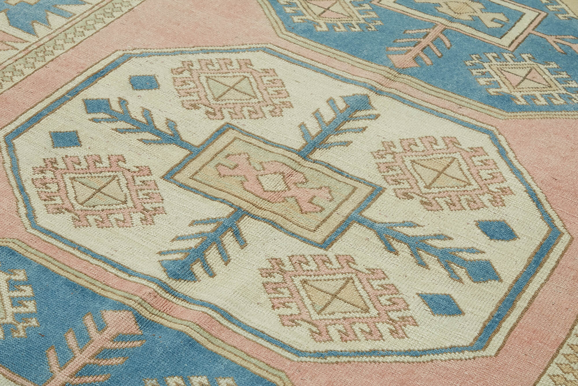 7x10 Vintage Handmade Anatolian Rug - 46815