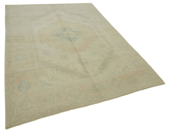 6x9 Vintage Handmade Anatolian Rug - 46818