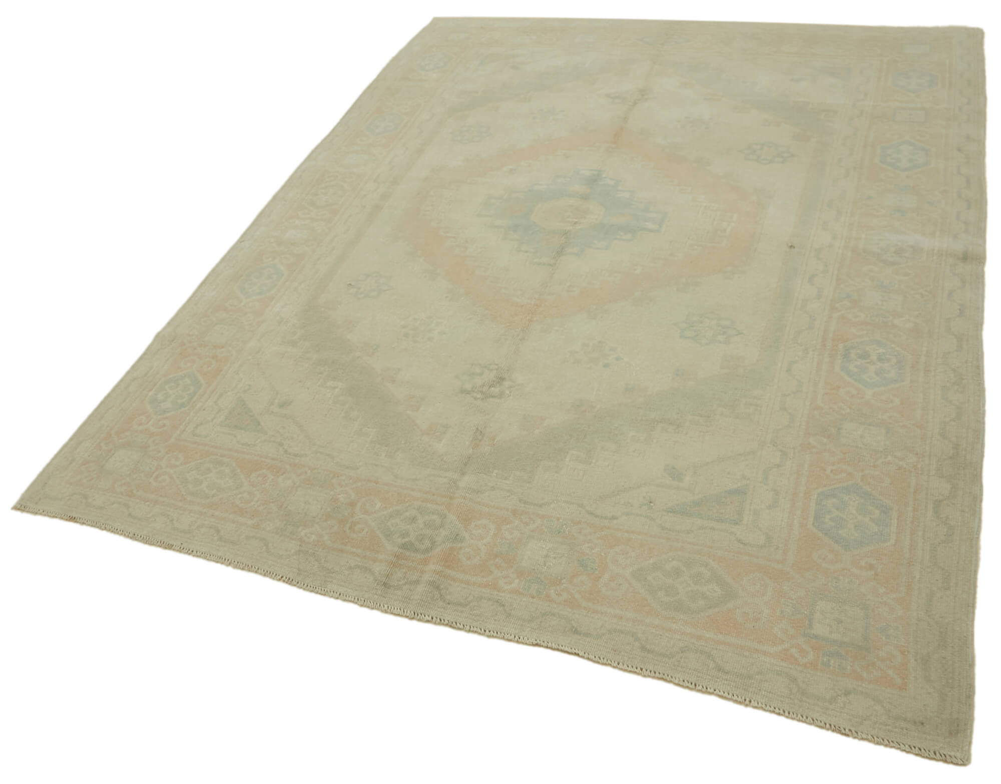6x9 Vintage Handmade Anatolian Rug - 46818