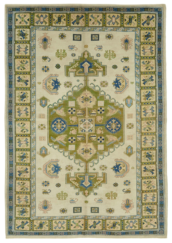 7x10 Vintage Handmade Anatolian Rug - 46819