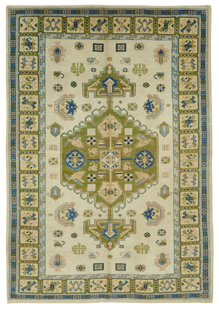 7x10 Vintage Handmade Anatolian Rug - 46819