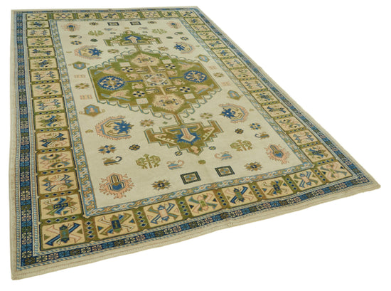 7x10 Vintage Handmade Anatolian Rug - 46819