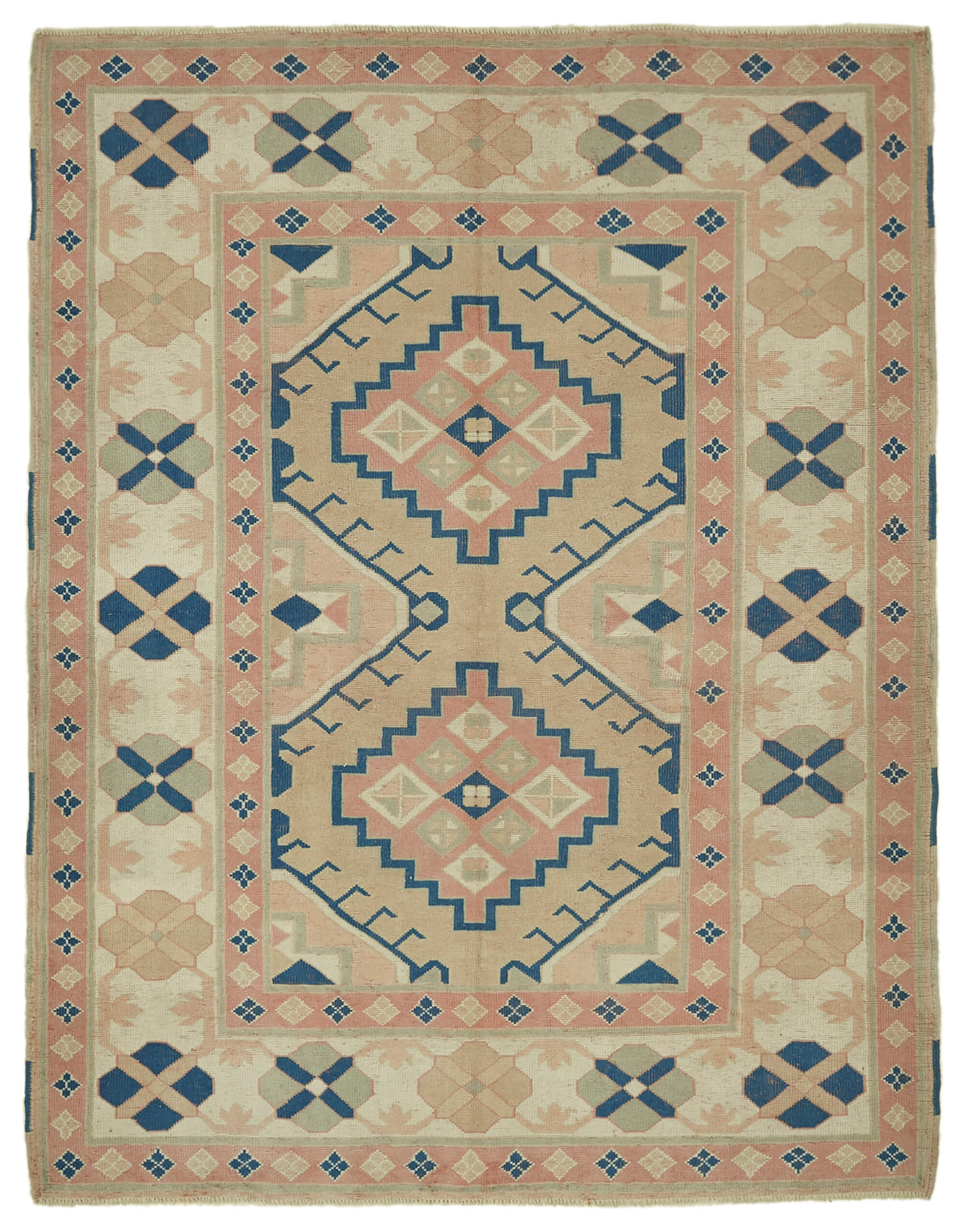 6x8 Vintage Handmade Anatolian Rug - 46821