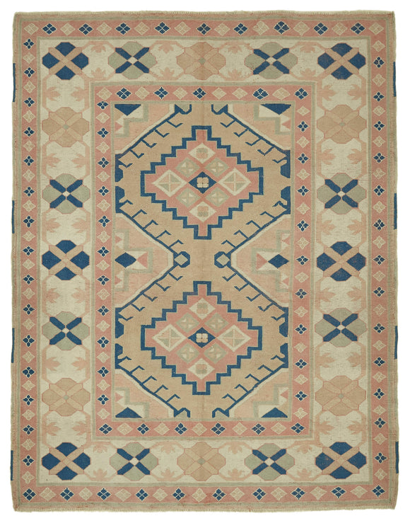 6x8 Vintage Handmade Anatolian Rug - 46821