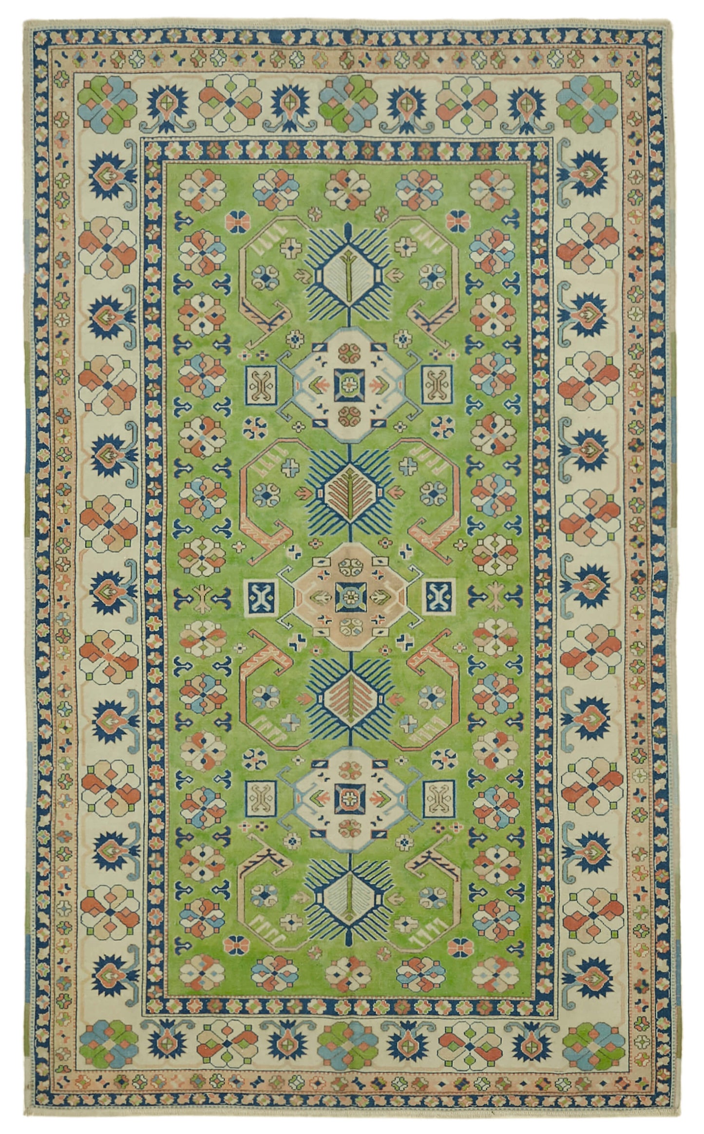 6x9 Vintage Handmade Anatolian Rug - 46822
