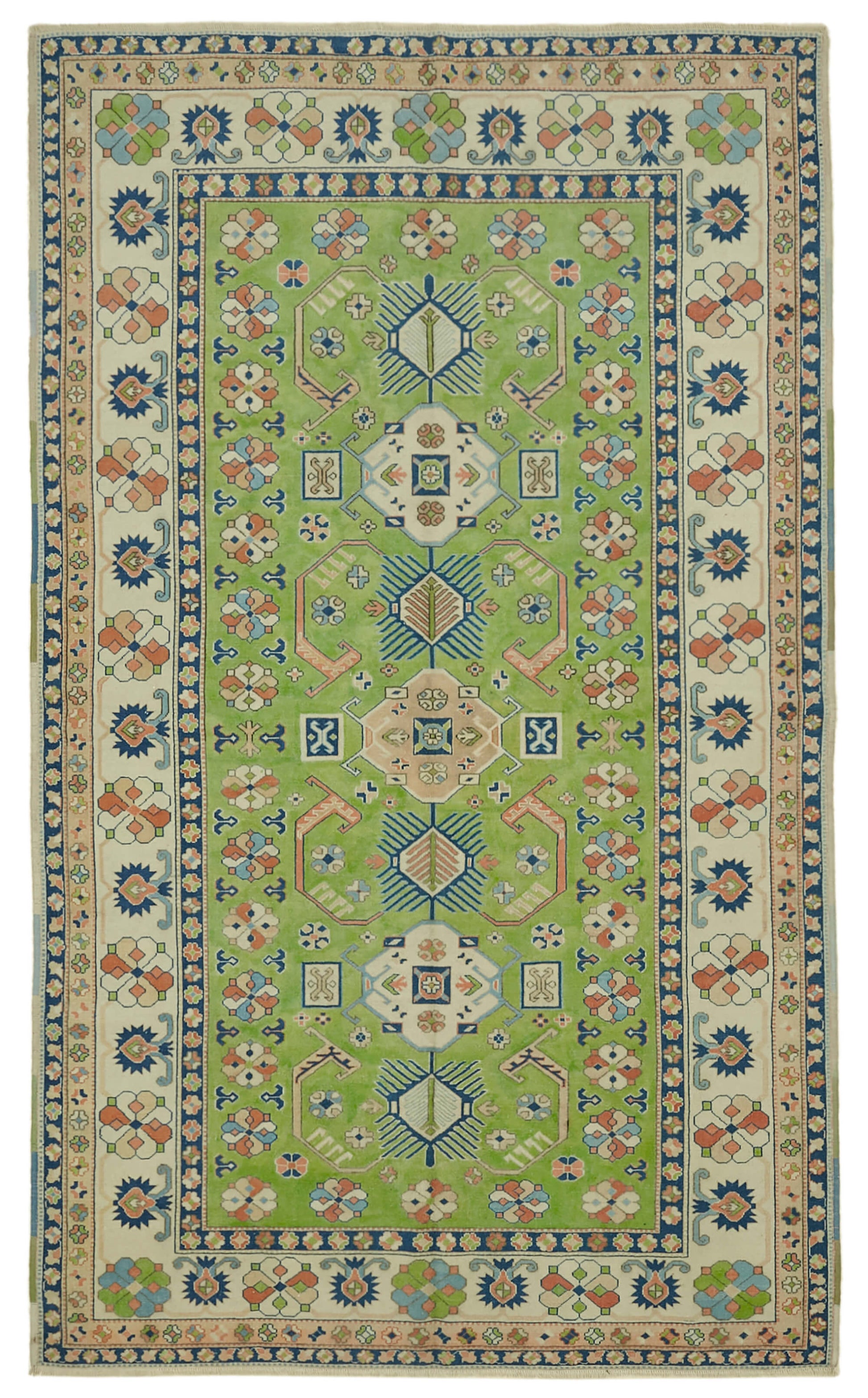 6x9 Vintage Handmade Anatolian Rug - 46822
