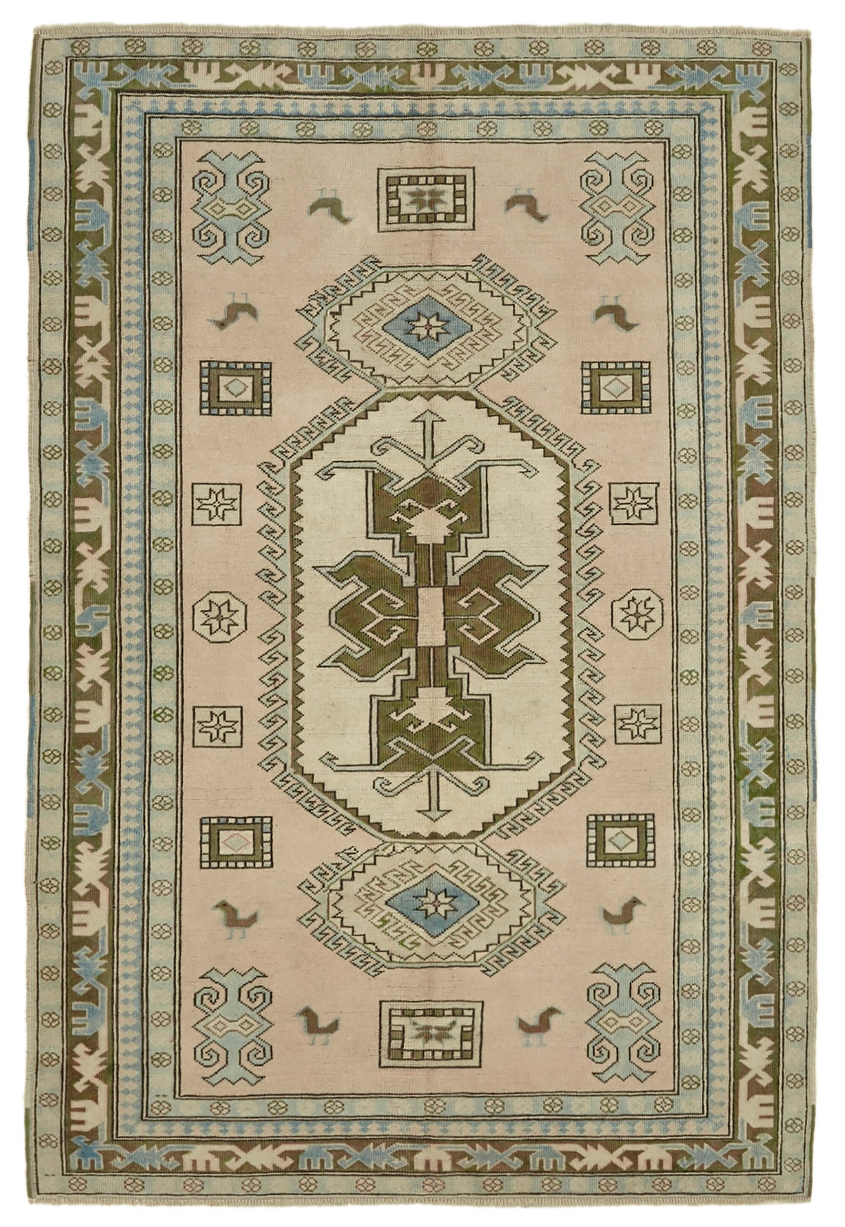 6x8 Hand-Knotted Anatolian Rug - 46823